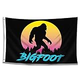 ENMOON Funny Bigfoots Flag Banner Breeze Flag 3x5 Ft Home Garden Decor