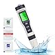 flintronic 4-In-1 PH Messgerät, PH/TDS/EC Temperatur Tester mit Hintergrundbeleuchtung, 0-14 pH-Messbereich-±0,1 pH-Genauigkeit, PH Wert Messgerät Pool Trinkwasser Schwimmbad Aquarium