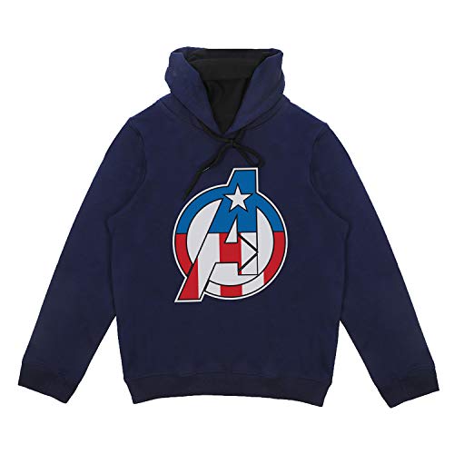 Image of Marvel Avengers by Wear Your Mind Unisex-Child Polycotton Hooded Neck Sweatshirt