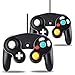 ゲームキューブ用コントローラー 2個パック ゲームキューブとWiiコンソール用クラシック有線コントローラー 任天堂用ゲームパッド ジョイスティックリモコン
