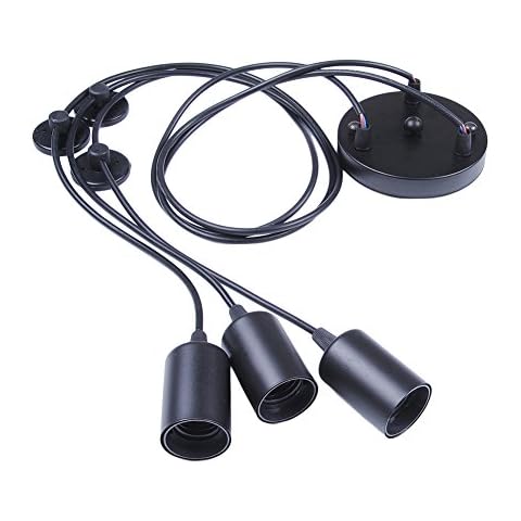 Lámpara colgante Edison ajustable 2m TOPDÉCORÉ Cover