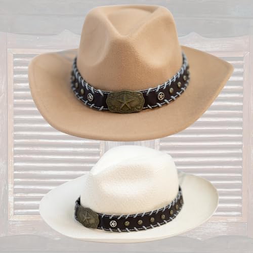 Image of Gamboa Hat Bands for Cowboy and Cowgirl Western Accesories for Men and Women Leather Style Hat Belt Band
