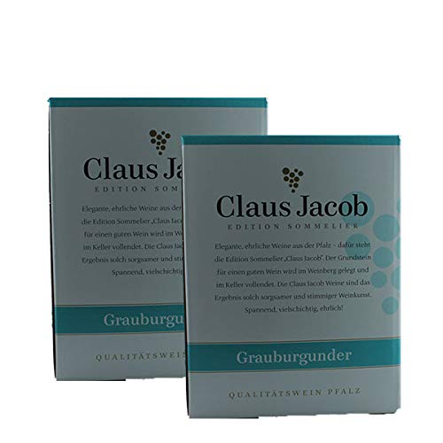 Weißwein Pfalz Grauburgunder Claus Jacob Edition Sommelier Bag in Box trocken (2x5,0L)