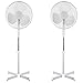 Price comparison product image Oypla 2 x Electrical 16" Oscillating Pedestal Electric Cooling Fans
