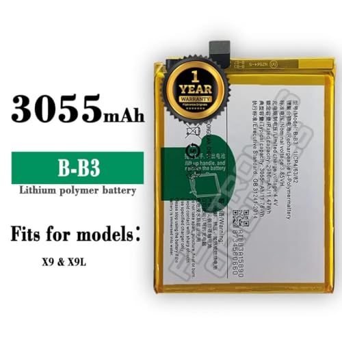 Image of B-B3 Battery for vivo V5 Plus /1611 / X9 / X9i / X9 Battery with 1 Year Warranty**** (P193)