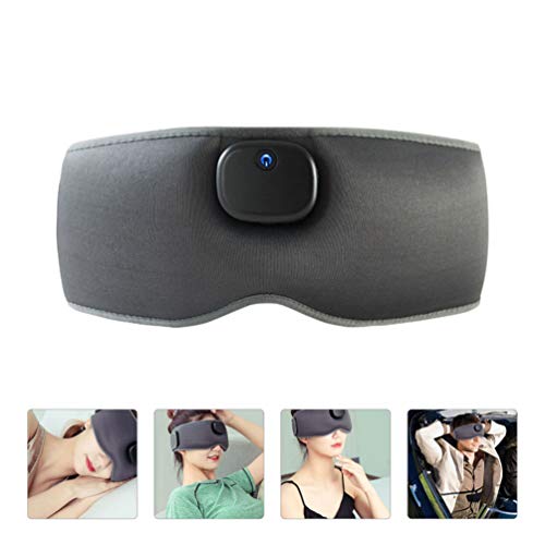 EXCEART Massageador elétrico para olhos para dormir, capa para dormir, proteção para olhos para mulh