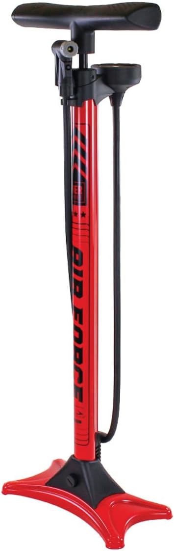 SERFAS TIER3 FLOOR PUMP MTL RED