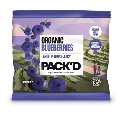 PACK'D Organic Blueberries, 300 g