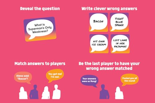 Wrong Answers Only juego de fiesta para adultos 14+ miniatura 3