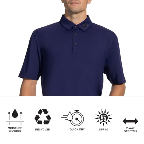PXG Men's Comfort Fit Polo - Dry Fit Golf Shirt for Men4