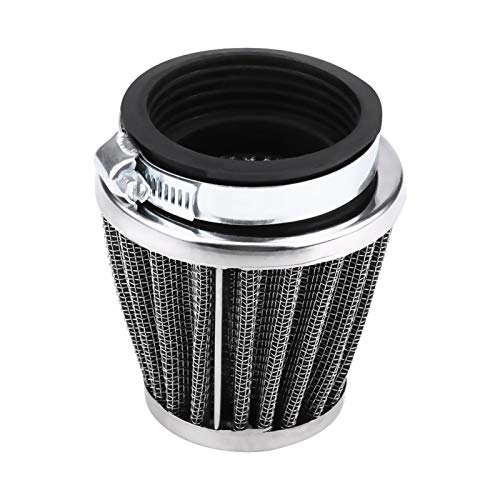 Filtro de aire Terisass Limpiador del filtro de aire de la motocicleta Reemplazo del kit de inducción del filtro de aire de admisión modificado para Universal(42mm)