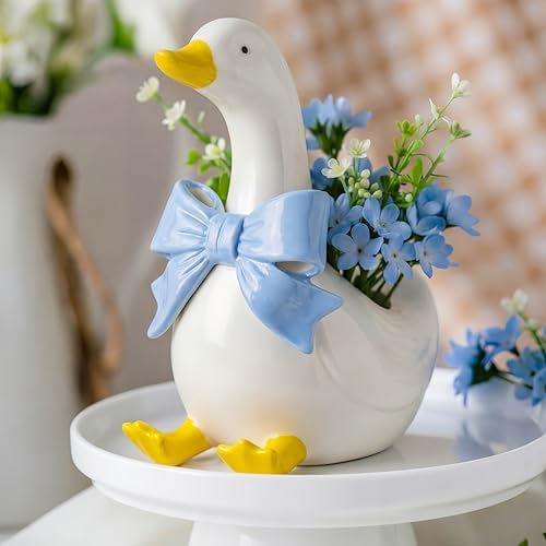 Silly Goose Vase Cute Ceramic Flower Vase for Silly Goose Birthda...