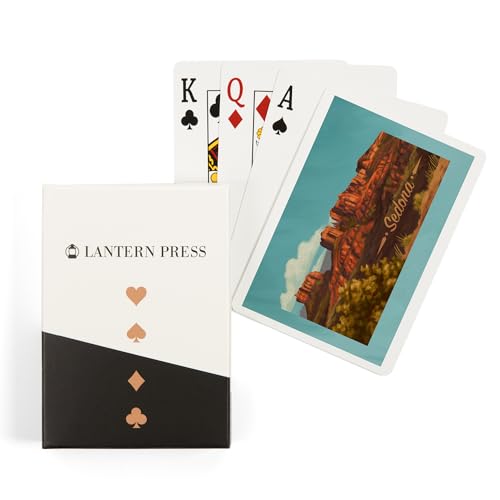 Lantern Press Sedona Arizona Baraja Póker 52 Cartas