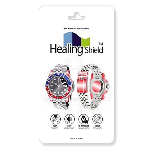 [Healing Shield] Rolex GMT Master 2 Ceramic Protection Film, 1 Front Screen + 1 Side Surface Protective Film, Prevent Daily Scratch, Self Healing/Bubble-Free Film, Rolex Watch Protector Film