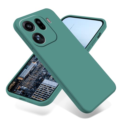 Wousunly �P�[�X�ƌ݊���������܂�OPPO Find X9 Pro�p�P�[�X�t�̃V���R�� �ϏՌ� For OPPO Find X9 Pro�J�o�[���^ �y�� �w��h�~�_�� �l�C �����Y�ی� (�_�[�N�i�C�g�E�O���[��)