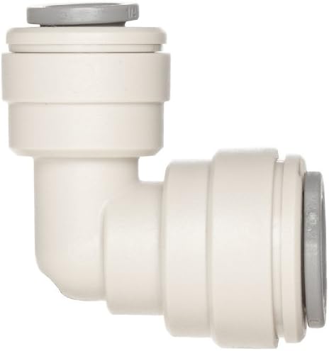 John Guest Reducing Elbow 3/8 inch Tube OD x 5/16 inch Tube OD (one individual)