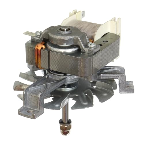 Genuine Beko Oven Fan Motor 264440102, 1cm, Metal, 25dB, 6.3W, 230V AC, Compatible with Arcelik 9650DI, Beko BD533AK, ..., Leisure CK110F232K