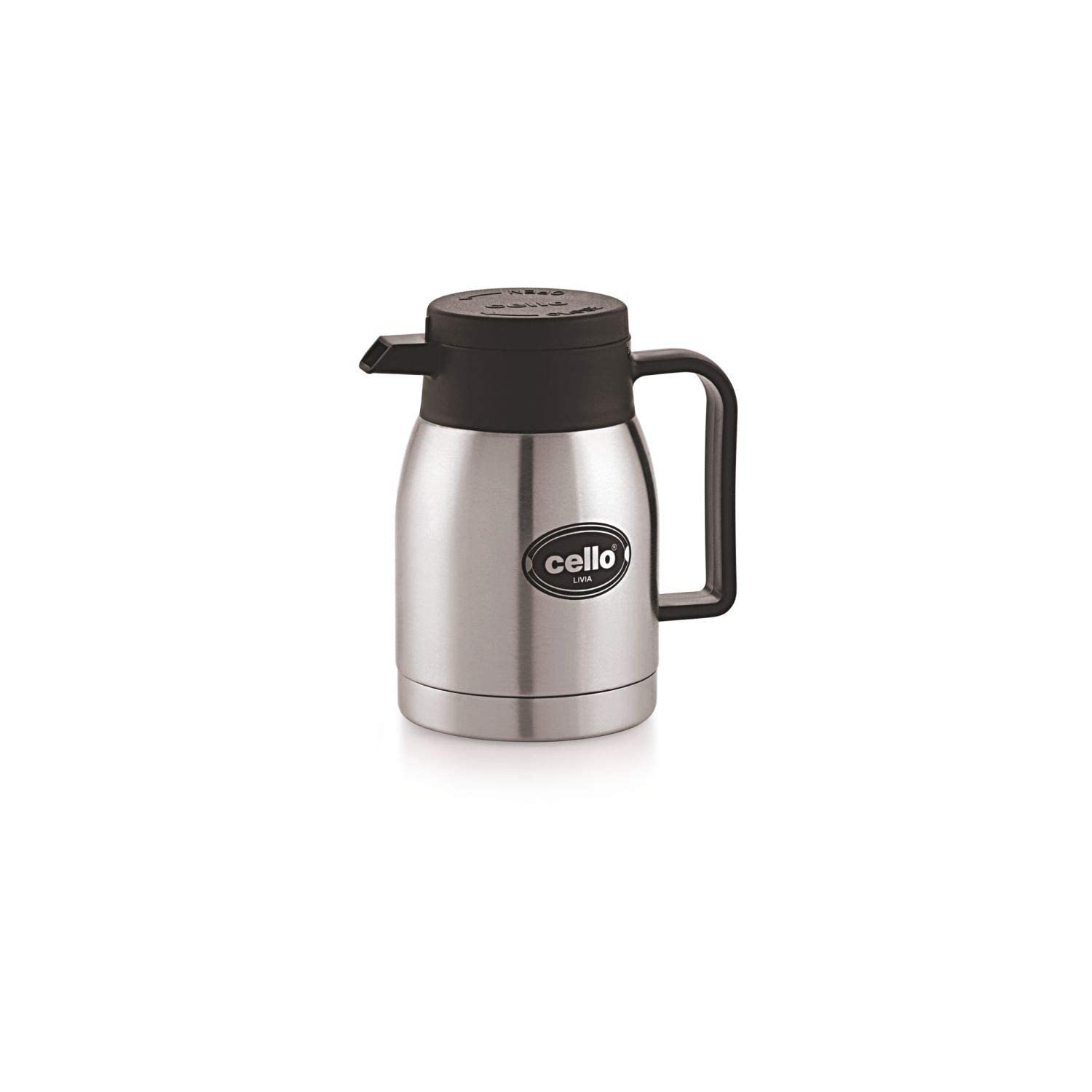 Cello Livia Stainless Steel Carafe, 500ml, Silver - Image 4 thumbnail