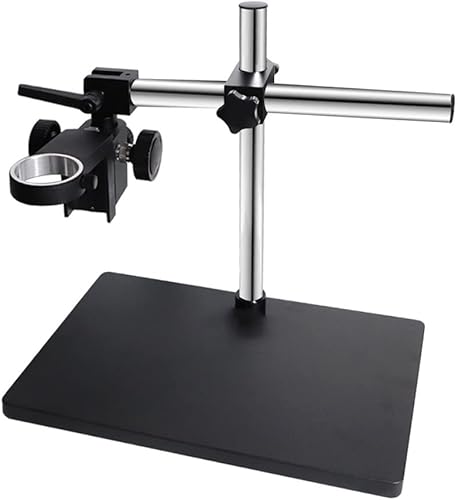 Kit de microscopio soporte ajustable para microscopio, barra de barra, pilar de doble brazo para binocular trinocular estéreo, microscopio cámara,