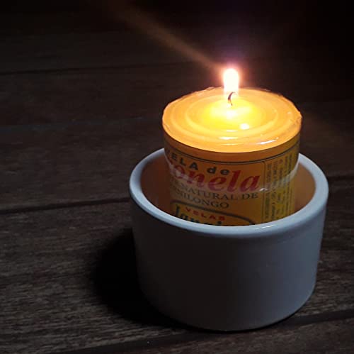 Kit 4 Velas 95g Com Aroma De Citronela - Repelente Natural