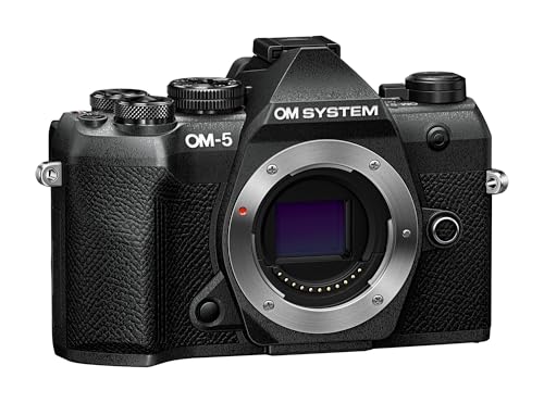 Image of OM SYSTEM OM-5 Mark II Body Black Compact Light Weight Weather Sealed 4K Video Camera Best for Outdoor Travel