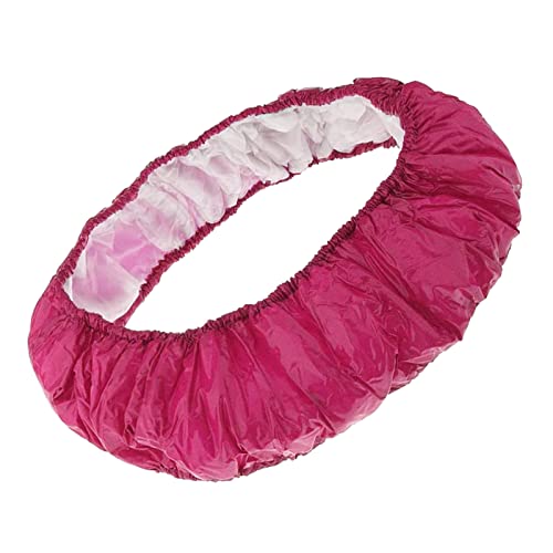 Mini-Trampolin-Federabdeckung, wasserdicht, Oxford-Stoff, Sicherheitsschutzpolsterung für Fitness-Trampolin, UV-beständig, reißfest, Rosa, 127 cm