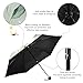 QwThum Sage Green Dandelion UV Sun Umbrella Compact Folding Travel Umbrella for UV Protection Windproof Rainproof Small Light Fashion Parasol for Men and Women