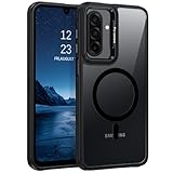 DUEDUE for Samsung Galaxy A17 Case, Samsung A16/A26 Case[Compatible with Magsafe], Translucent Matte Back Full Body Protective Cover Anti-Scratch Phone Case for Galaxy A17/A16/A26 5G, Black