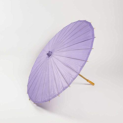 Quasimoon PaperLanternStore.com 32 Inch Lavender Paper Parasol Umbrella