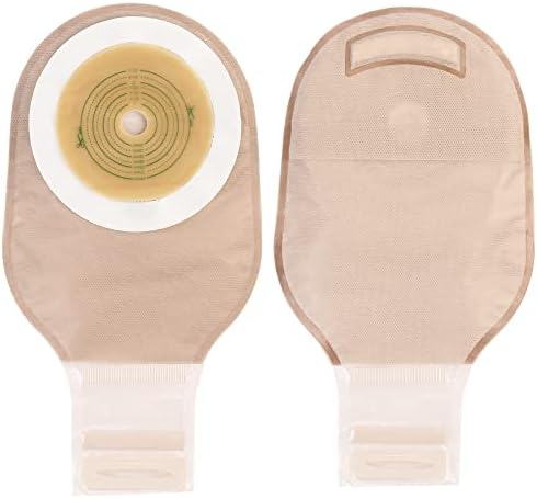 Amazon Com Lotfancy Colostomy Bags Pack Of Ostomy Supplies One Piece Drainable Pouches With Closure For Colonoscopy Ileostomy Stoma Care Cut To Fit Max 64mm Health Household