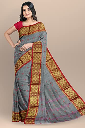 Image of Woven Tangail Pure Cotton Saree