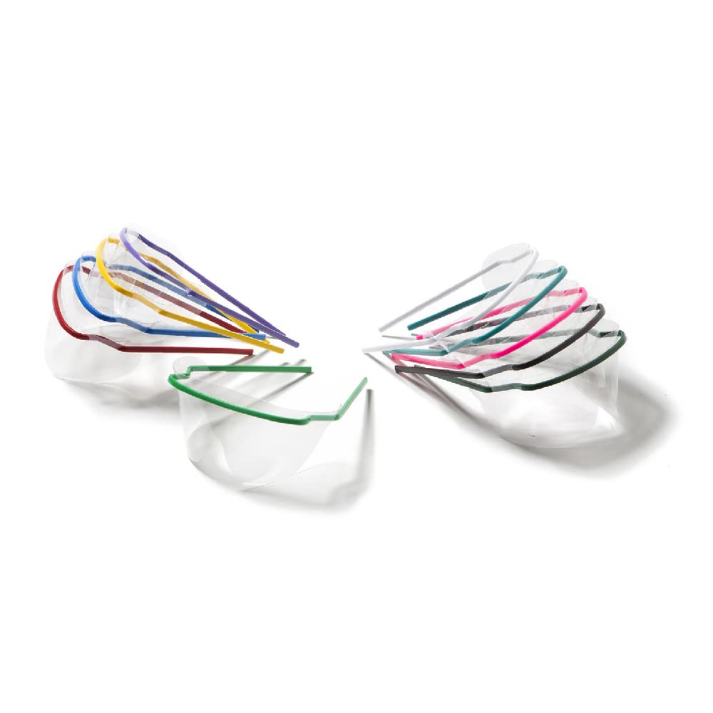 HALYARD SAFEVIEW Eyewear Assembled Glasses, Lightweight, Assorted Colors, SV50A (Case of 50)