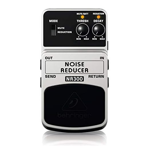 Behringer NR300 4033653052054 - Puerta de ruido para guitarra, color blanco