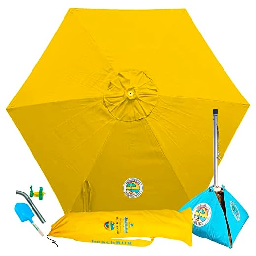 Best beach umbrella for high winds All-in-One Beach Umbrella System