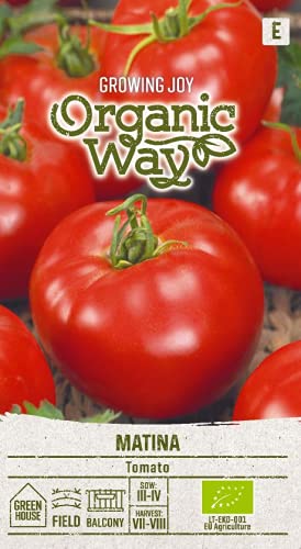 Organic Way | Semillas TOMATE MARMANDA | Semillas de Hortalizas | Semillas de Tomate | Variedad medianamente temprana, de unos 150-170 cm de altura | 1 paquete Cover