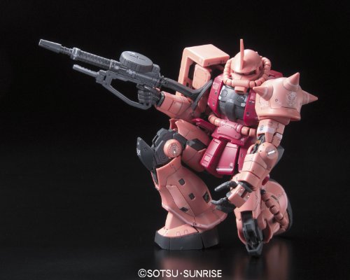 Bandai Hobby Mobile Suit Gundam MS-06S Char's Zaku II miniatura 5
