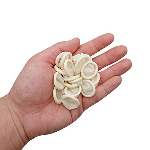 Medium Latex Finger Cots Anti Static Rubber Fingertip Protective Finger Cots For Electronic Repair, Handmade Apply, 444 Pcs #TOP1