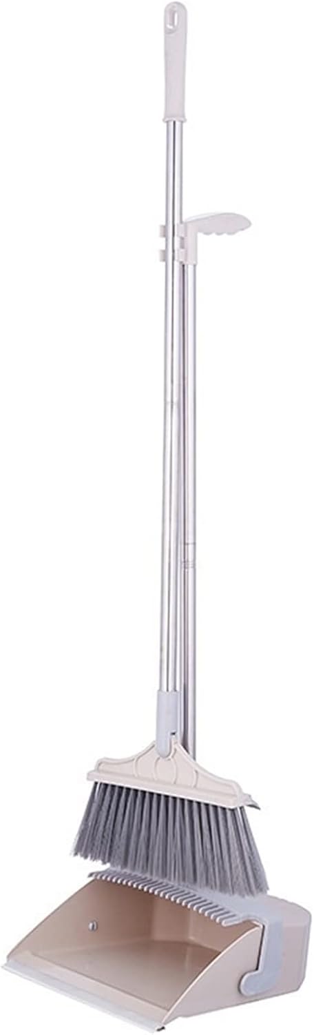 ZKTYQUIHE Juego Creativo de recogedor de Escoba, recogedor a Prueba de Viento, Cabeza de Escoba giratoria, Mango ergonómico, Suministros de Limpieza de Esquinas for el hogar, Accesorios (Color : B)