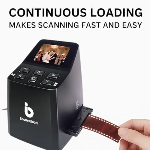 BEONEGLOBAL ClearScan MINI Film Scanner 16MP Slide & Film
