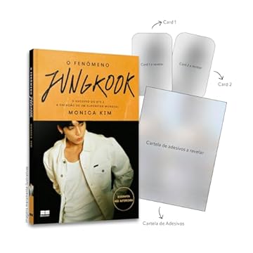 Capa do livro O fenômeno Jungkook. O sucesso do BTS e a criação de um superstar mundial + Brindes