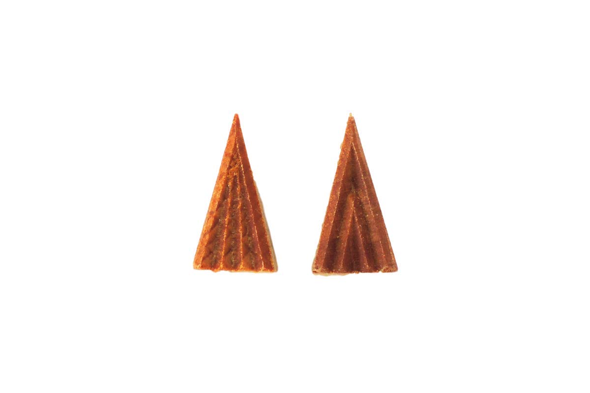MKM Pottery Tools Stamps 4 Clay Small Tall Triangle Decorative Stamp for Clay (STS-T1 Small Tall Triangle 1)