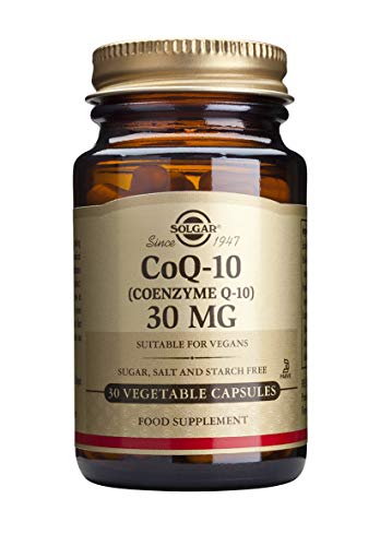 Solgar CoQ-10 (Coenzima Q-10) 30 mg Cápsulas vegetales - Envase de 30