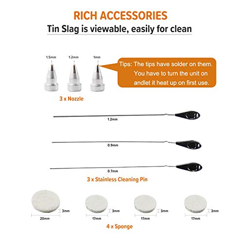 Pro Digital Vacuum Desoldering Station, Anesty Professional Removal Rework Station Zd-915 Iron Gun Built-In Vacuum Pump #TOP1