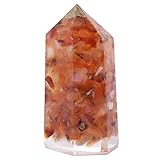 What Is A Crystal Chakra Wand, How To Use It, and the 9 Best Wands to Buy crystal chakra wand 3 SUNYIK Resin Orgone Crystal Point Wand, Hexagonal Faceted Single Point Stone Wand for Healing Reiki...