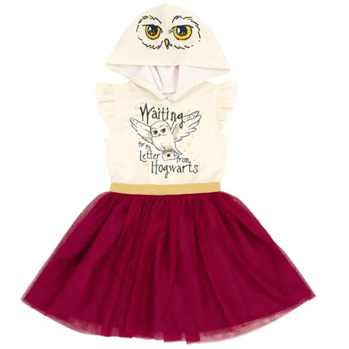 Harry Potter Hedwig Owl Big Girls Mesh Tulle Dress Purple 10-12