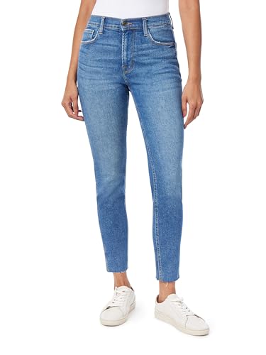 kensie Jeans for Women The Kelsey High-Rise Skinny Raw Edge Hem 28-Inch Inseam, Sizes 0-162