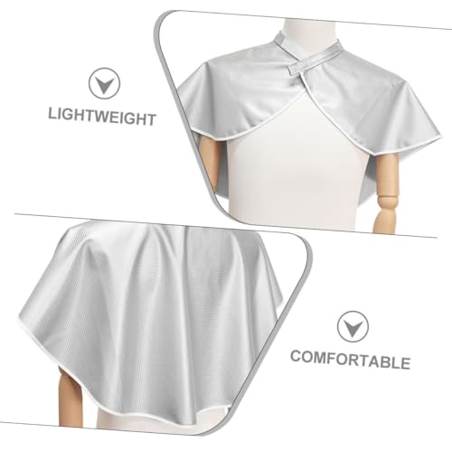 Capa para tinte de cabello MAGICLULU 2 piezas blanca impermeable para salón de belleza miniatura 3