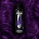 ARCTIC FOX Vegan and Cruelty-Free Semi-Permanent Hair Color Dye (8 Fl Oz, PURPLE AF) - Image 5