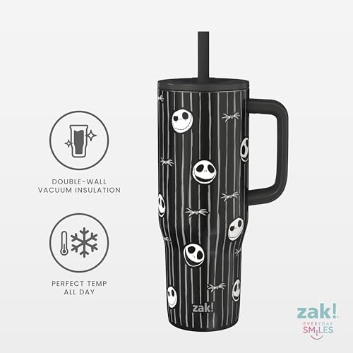 Image of Zak Designs Nightmare Before Christmas 30oz Spill-Proof Insulated Tumbler (Pack of 9)