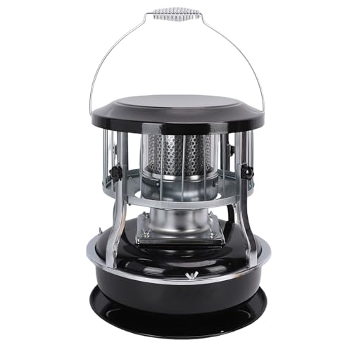 LICAEVEY Calentador de Queroseno Portátil 2600W 9000BTU No Eléctrico, Capacidad de 4,6L con Altura Ajustable para Camping en Interiores y Exteriores y Calefacción de Emergencia